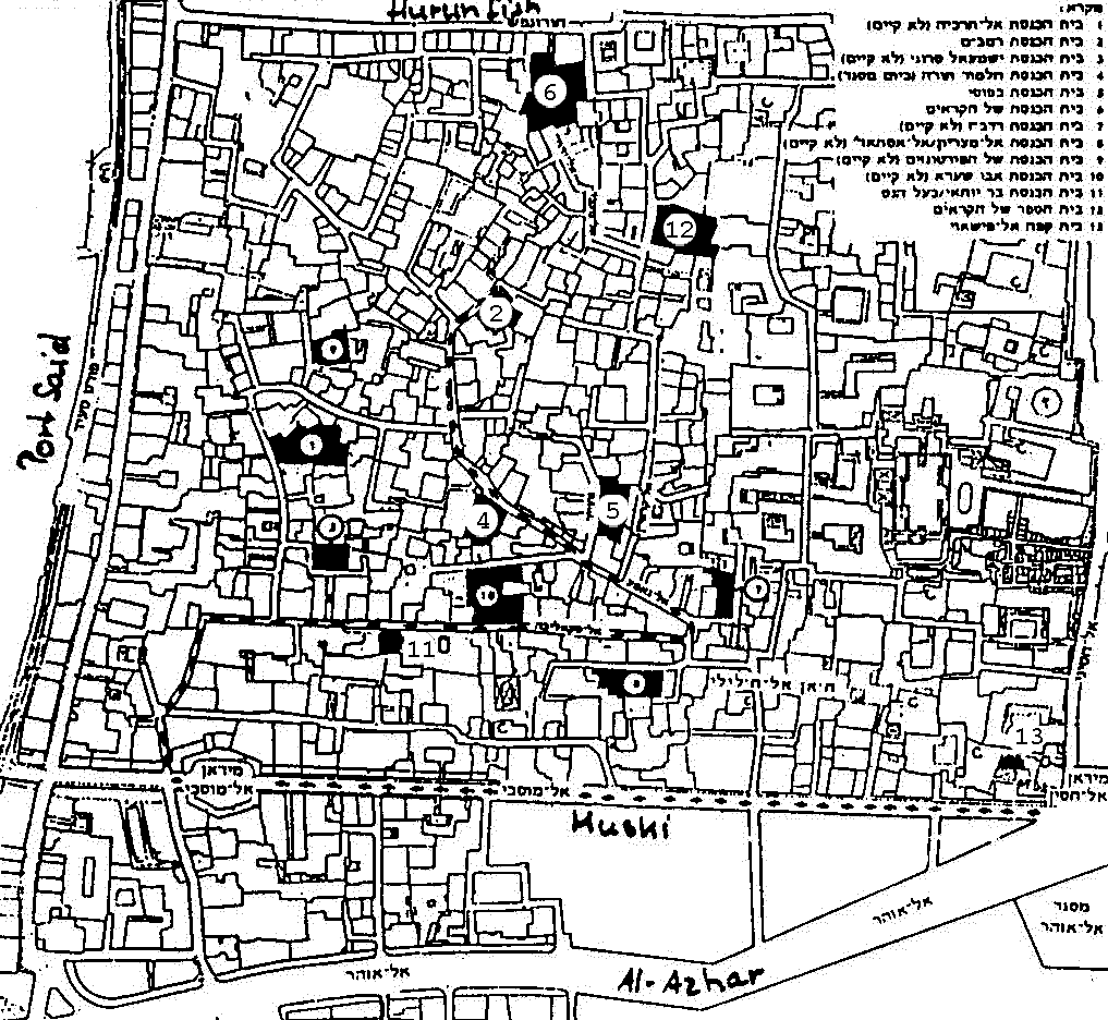 Plan des jdischen Viertels
